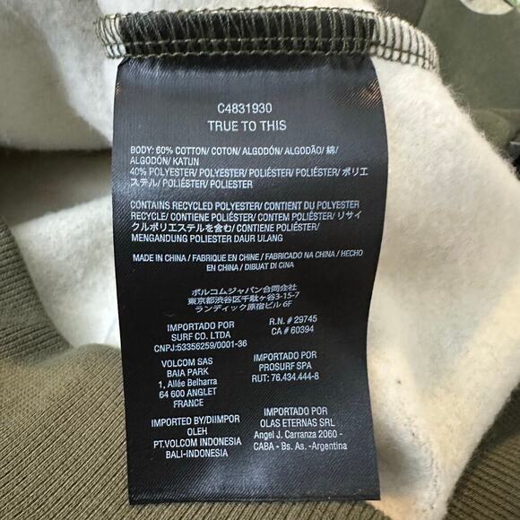 NWT Volcom Deadly Stones Camo Full Zip Hoodie Kids XL - Picture 8 of 8